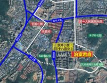 2023年6月27日，郴州泊富君庭初中原划分为市九中船洞分校与市三中初中部，现变更为市九中本部与市三中初中部，小学东湾小学(三十九完小)不变