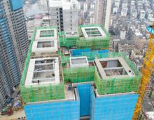 2023年12月27日，湖南建投北湖名著为您呈上12月项目施工进度情况；项目1栋南侧面漆完成95%，楼梯间刮白西单元完成85%，户内地面抓地整平完成至7层。