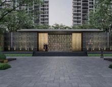 在这美好的时节里，滨水天宸的建设也如火如荼地推进着，每一处细节都在诉说着家的美好即将到来。走进滨水天宸施工现场，映入眼帘的是一派繁忙而有序的景象。项目园林园建工程已完成 90%，漫步其中，雏形初现的园林景观已能让人感受到未来的惬意与美好，