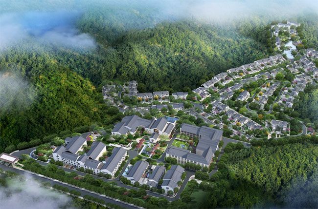 石门县石门院子楼盘怎么样？项目占地面积101044平方米，停车位396个，绿化率36.23%，主卖187-335平米中式院落别墅。