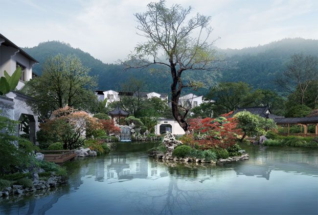 石门县石门院子楼盘怎么样？项目占地面积101044平方米，停车位396个，绿化率36.23%，主卖187-335平米中式院落别墅。