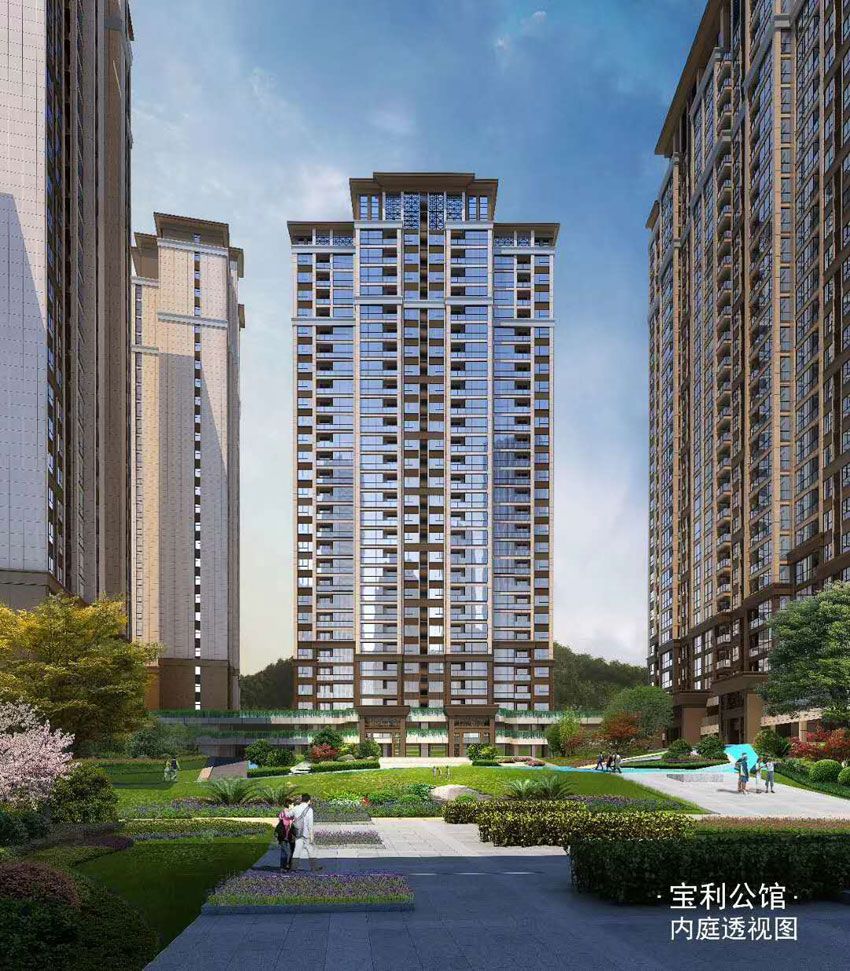 石门县宝利公馆项目位于石门县原宝川连杆厂，总占地面积30685.24㎡，总建筑面积124850㎡，容积率3.3，绿地率30%，停车位810个，规划总户数788户。