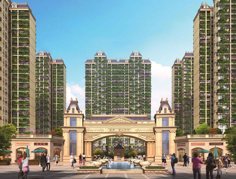 澧县跃宇汀兰湾怎么样？项目总占地面积约91.56亩，总建筑面积约26万㎡，由8栋简约欧式建筑风格的高层和2栋洋房住宅，小区绿地率达到了40%。