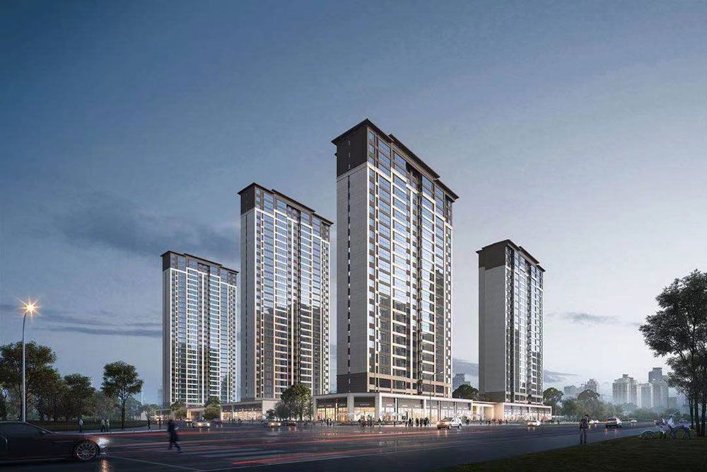 常德金科天宸怎么样？项目占地面积27888㎡，建筑面积85632㎡，容积率2.5，小区规划户数552户。规划有高层住宅及沿街商业。