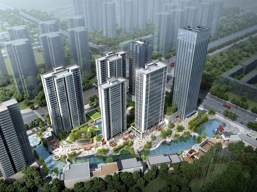 常德汇景中央广场楼盘怎么样？项目总占地面积258亩约18万平方米，总建筑面积近70万平方米，由央景高层、写字楼、公寓和风情水街等构成。