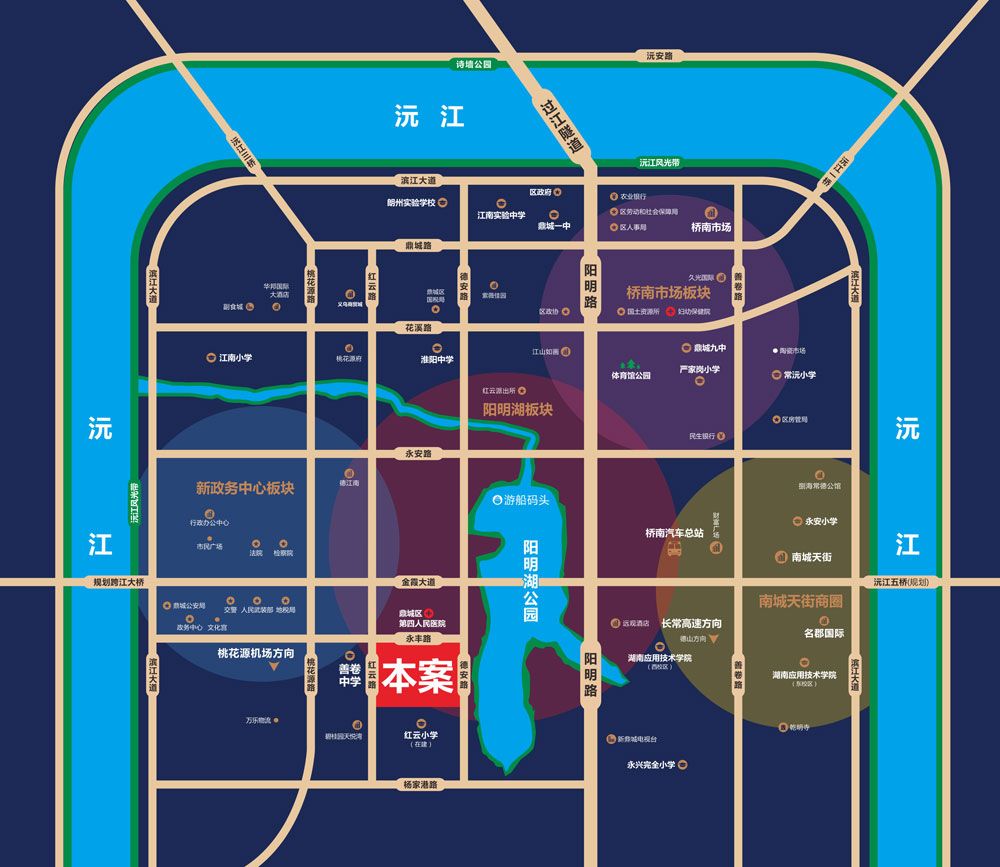 常德阳明湖壹号怎么样？项目总建筑面积约20万方，容积率2.3，绿地率36%，由11栋高层和1栋住宅性质公寓组成，小区共1376户，规划停车位1491个。