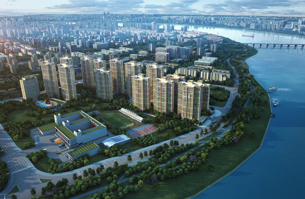 常德江南滨江府怎么样？项目位于桥南德海路与双潭路交汇处，项目一期81732㎡，停车位504个，小区规划542户；常德滨江府二期占地3.3万方，规划户数768户。