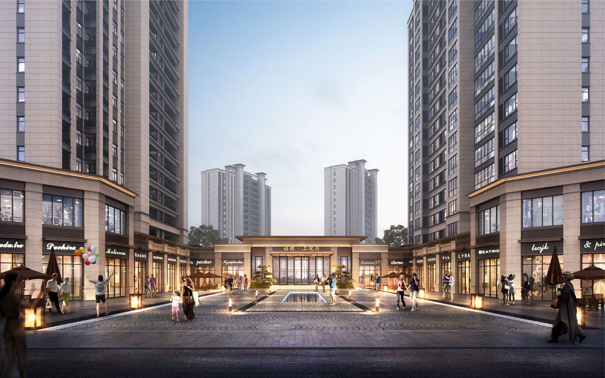 常德福捷上悦府怎么样？项目占地面积97207㎡，建筑面积312018㎡，绿化率35%，容积率2.5，规划户数1960户，由11栋高层、小高层组成。