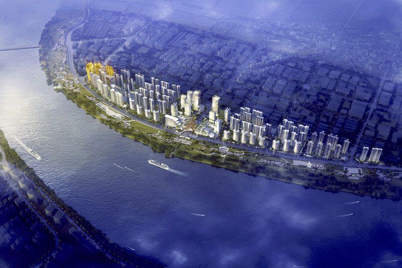 常德城投十里外滩怎么样？项目整体用地面积1000余亩，建面300万方，总投资200亿元，建设周期5到8年。项目共为为四个分区：中央CBD区。