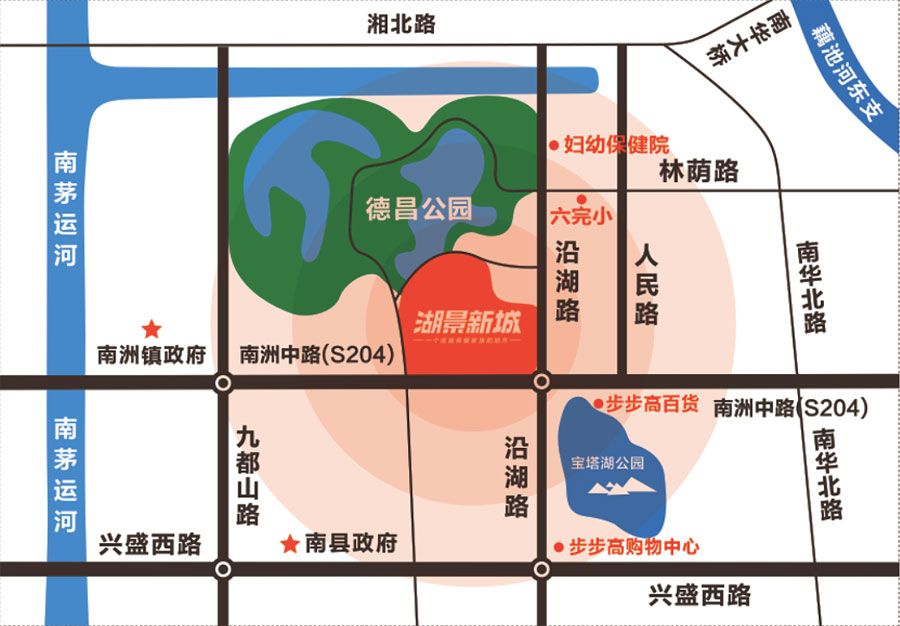 南县湖景新城怎么样?项目规划总用地70752.62㎡,其中住宅建筑面积28万㎡,商业面积3.2万㎡,绿化率31%,共由11幢高层住宅与3栋集中商业街组成.规划住宅2072户。