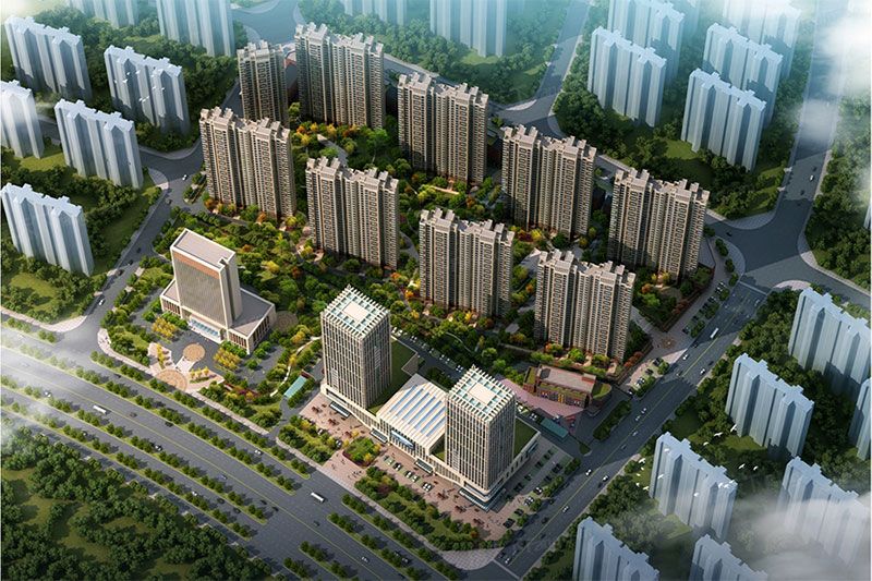 岳阳新辉国际城怎么样?项目总占地面积102848.86㎡,实际建筑面积355389.5㎡,绿化率40%,小区规划总户数1576户,停车位共2489个,楼栋总数9栋。