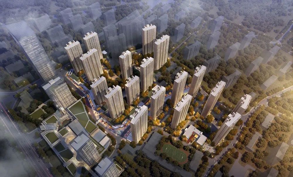 岳阳城市之光怎么样?项目总占地197.44亩,总建筑面积达65万㎡,容积率3.69,小区规划住宅2521户,停车位共4863个,楼栋总数19栋。