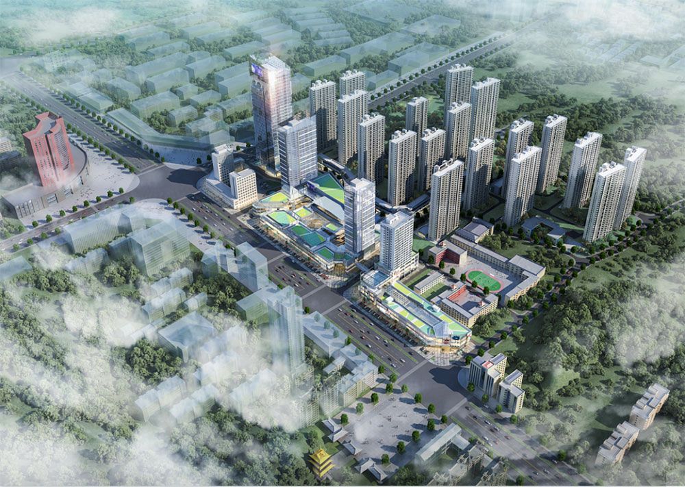 岳阳城市之光怎么样?项目总占地197.44亩,总建筑面积达65万㎡,容积率3.69,小区规划住宅2521户,停车位共4863个,楼栋总数19栋。