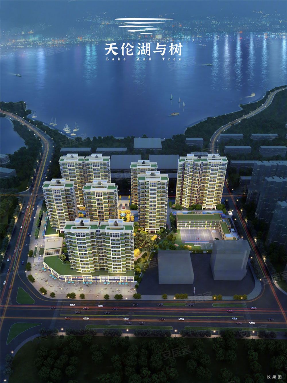 岳阳天伦湖与树怎么样?项目总占地面积约4.1万㎡,实际总建筑面积187181.363㎡,小区规划住宅947户,岳阳天伦湖与树位于得胜北路与枫桥湖交汇处。