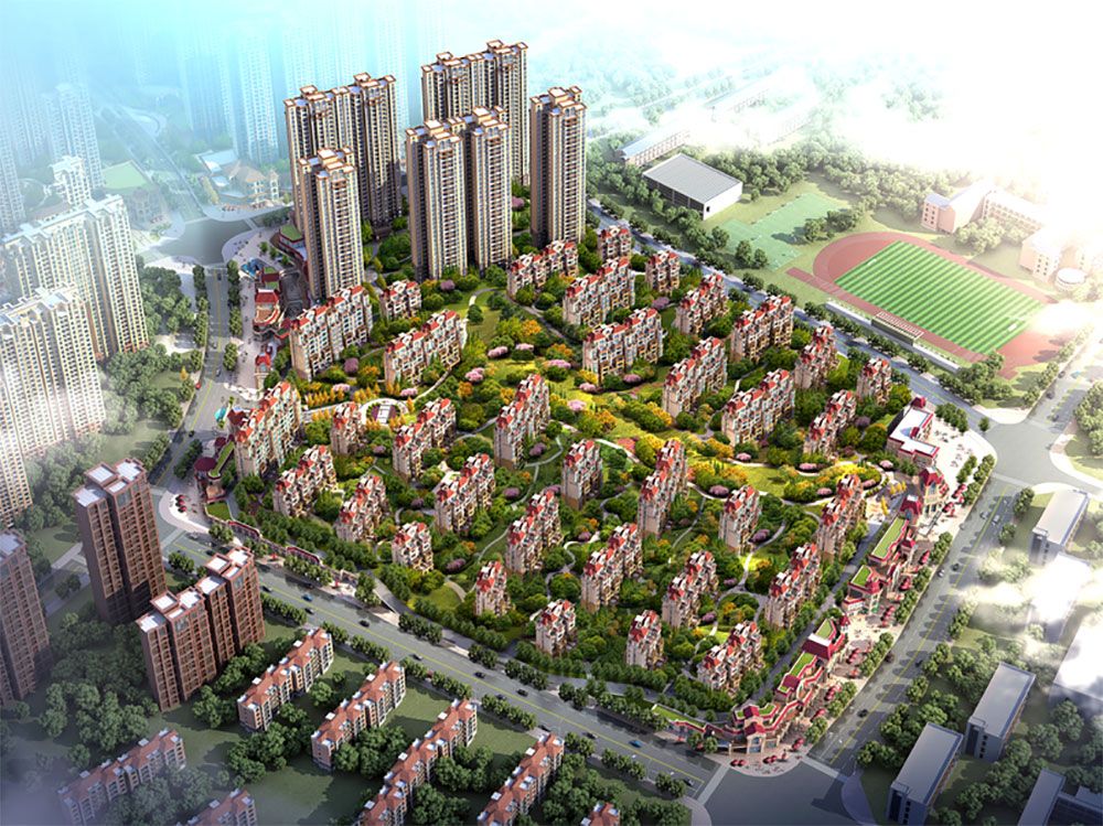 岳阳富兴御城怎么样?项目总占地面积约140184.2㎡，实际建筑面积约3544601.3㎡,项目总共40栋，由5栋高层35栋洋房组成，小区规划住宅1710户。