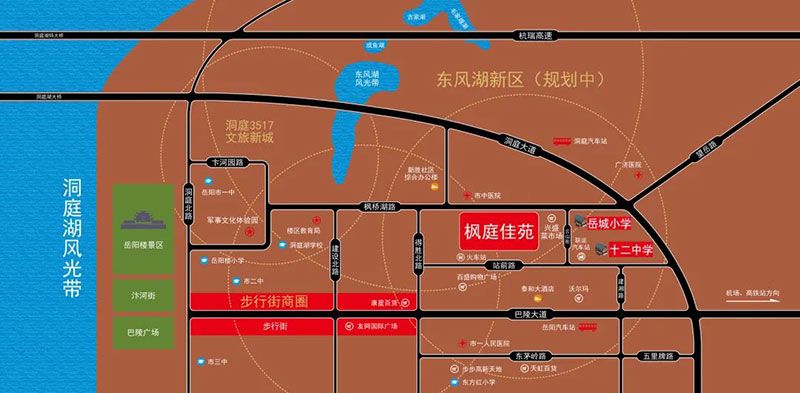 岳阳枫庭佳苑怎么样?项目总占地面积约11930㎡,总建筑面积约64745㎡,绿化率35%,容积率3.0,停车位共计464个,总栋数3栋（1栋小高层、2栋高层）。