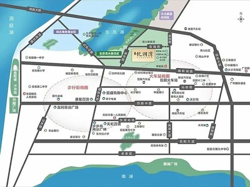 岳阳洞投悦湖湾怎么样?项目占地面积26809.75㎡,建筑面积101020㎡,容积率3.61,绿化率35%,小区规划总户数784户,停车位共计564个,楼栋总数5栋。