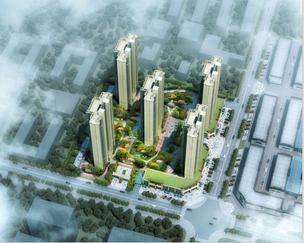 湘阴万象学府怎么样?项目地块为正方形，由5栋（3栋31层＋2栋32层）现代简欧风格板式高层组成。近邻规划中的湘阴公交总站、湘阴火车站。