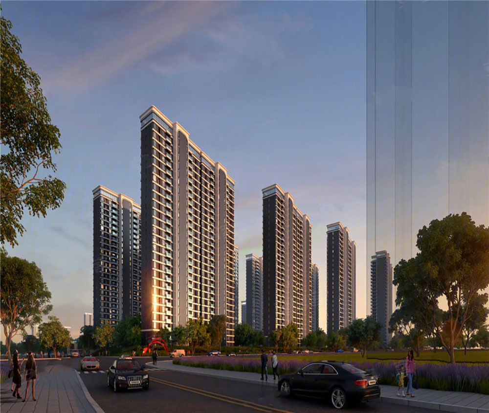 平江颐华城智雅蓝庭怎么样?平江颐华城智雅蓝庭占地约108.2亩,总建筑面积约23万平方米,容积率为2.5,由14栋高层住宅与2栋多层商业组成,住宅套数1252套。