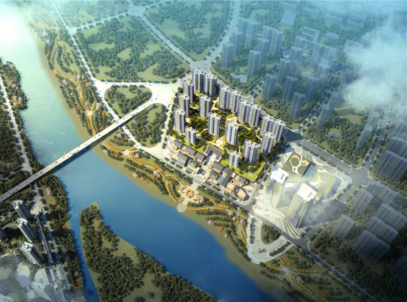 平江颐华城智雅蓝庭怎么样?平江颐华城智雅蓝庭占地约108.2亩,总建筑面积约23万平方米,容积率为2.5,由14栋高层住宅与2栋多层商业组成,住宅套数1252套。