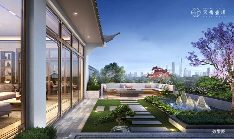 平江天岳壹璟怎么样?整个项目净用地约73亩,生态绿地总面积近200亩,总建筑面积约10万方,规划伴山合院,高层两种的居住业态,主推建面约285-450㎡。