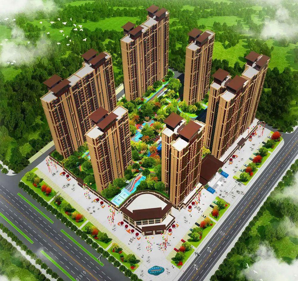 汨罗中瑞状元府怎么样?项目总占地33308㎡,小区共6栋,容积率3.0,绿地率达30%,建筑密度约21.98%,小区规划住宅730户,停车位800个。