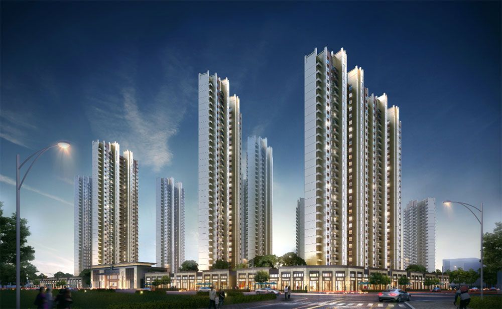 汨罗山湖海上城怎么样?项目位于汨罗市楚天路正则学校正对面,总占地面积约6.14万㎡,建筑面积约18.9万㎡,绿化率35%,总户数1340,总停车位1102个。