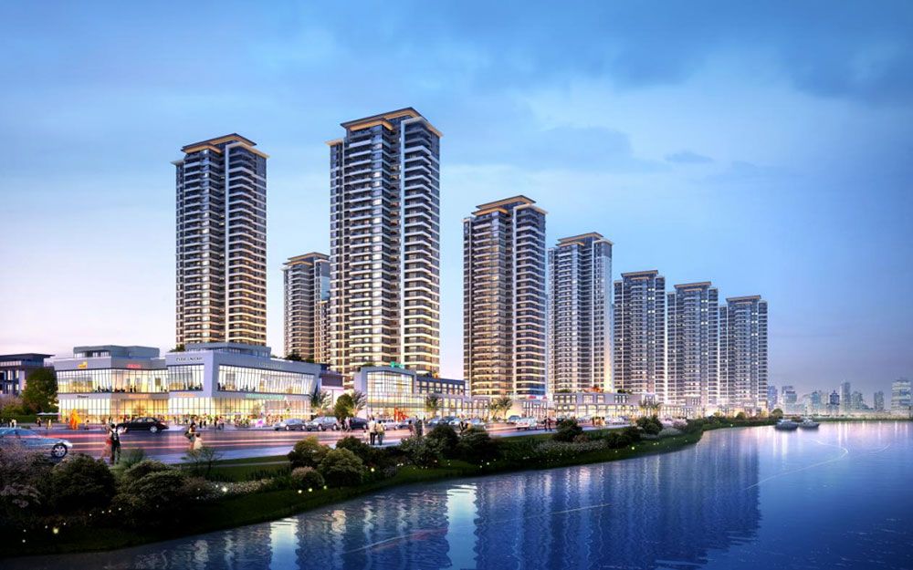 汨罗金科御临湖山怎么样?项目总占地面积约218亩,由30栋高层电梯和15栋叠墅及沿湖特色商业街组成,筑密度约20%,综合容积率2.6,小区规划住宅2810户,停车位3042个。