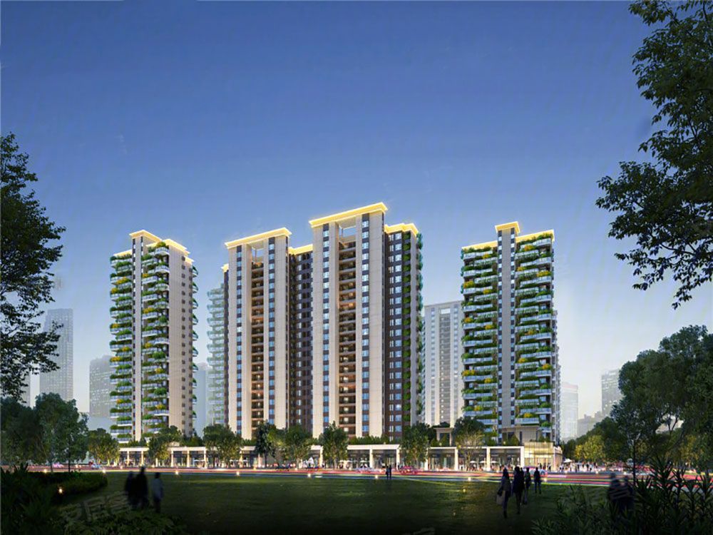 华容鑫洋天御怎么样?项目占地面积约124亩,绿化率35%,停车位共2075个,规划总户数1908户,周边毗邻约2000余亩田家湖公园,自带约8000方特色商业。