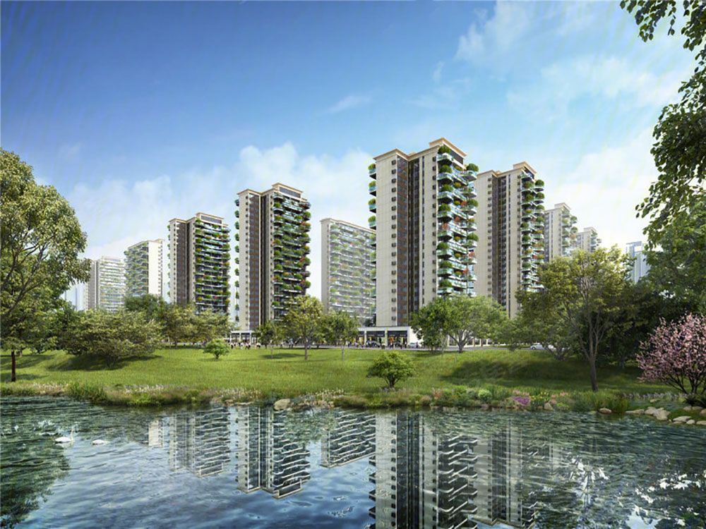 华容鑫洋天御怎么样?项目占地面积约124亩,绿化率35%,停车位共2075个,规划总户数1908户,周边毗邻约2000余亩田家湖公园,自带约8000方特色商业。