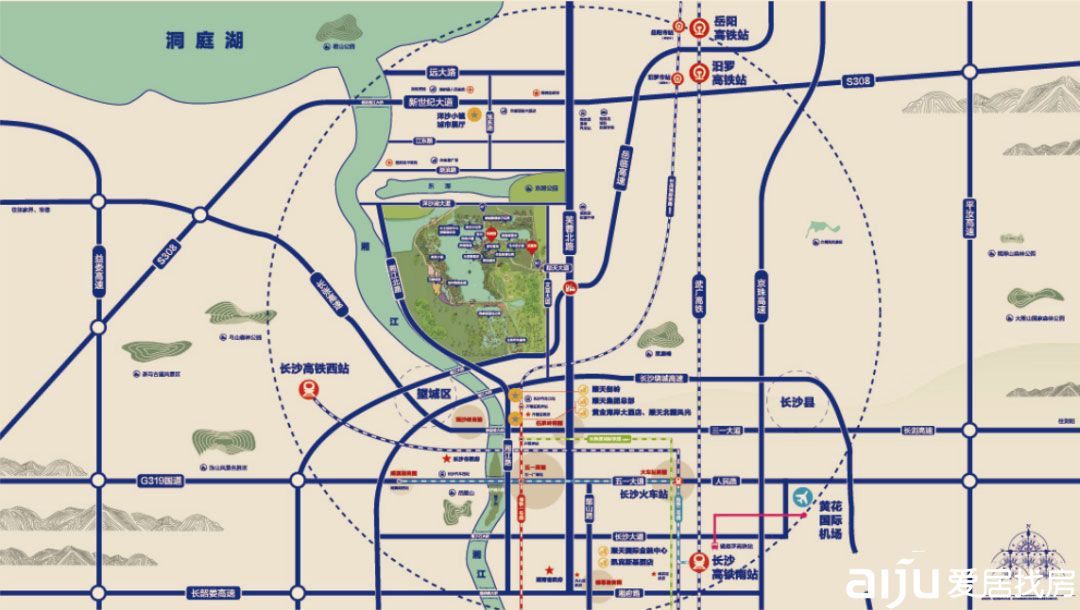 湘阴洋沙小镇君澜湾洋房怎么样?君澜湾二期规划用地面积104亩,规划建筑面积约10万㎡,容积率仅1.01,共516套（其中洋房220套，叠墅296套）。