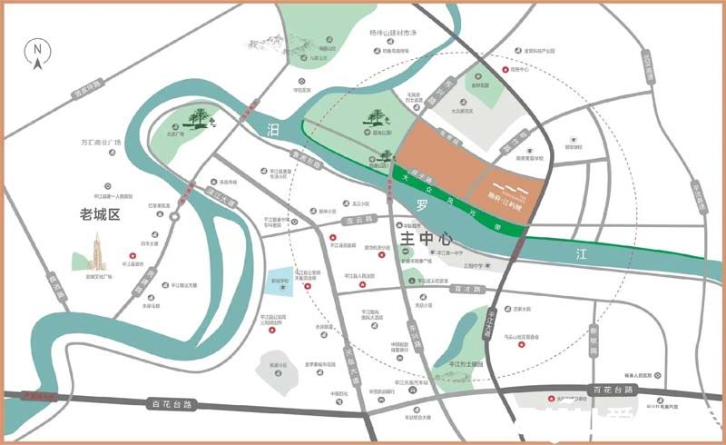 平江顺府江屿城怎么样?项目位于汨罗江大众风光带，以亲水叠墅、天幕大平层和江景高层等产品，总体构建出一线江景的46万㎡滨江大盘。