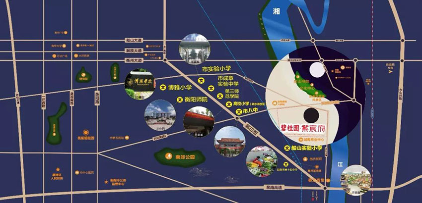 衡阳碧桂园紫宸府房子怎么样?项目位于雁峰区白沙大道与湘江南路交汇处，总占地面积约133733㎡，楼盘楼栋总数24栋，小区规划住宅总户数2886户。