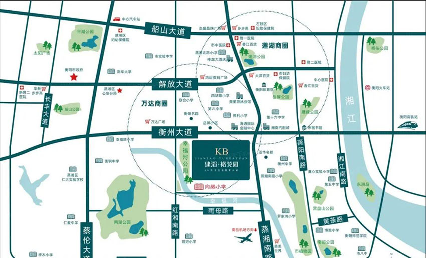 衡阳建滔裕花园房子怎么样?项目总占地面积约15.4万㎡，楼栋30栋，小区规划住宅3509户；目前1期共20栋2352户，由12栋32层高层与8栋小高层洋房组成。