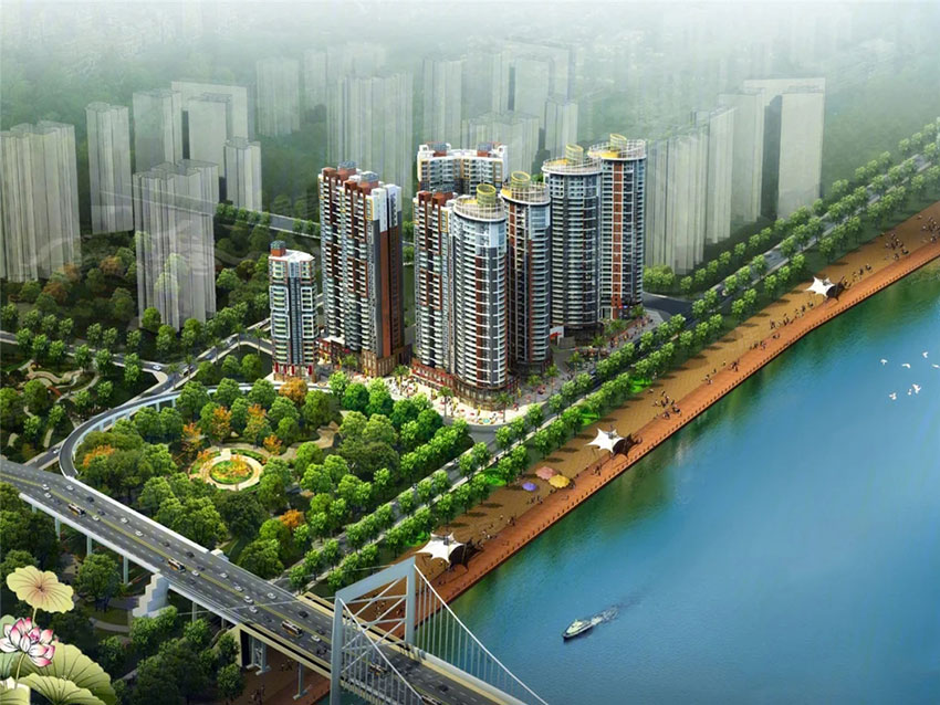 衡阳东洲水岸豪庭怎么样?项目位于珠晖区东风北路395号,总建筑面积约23万平米，分两期开发，其中一期3.5万平米，二期规划建设19.5万平方米。