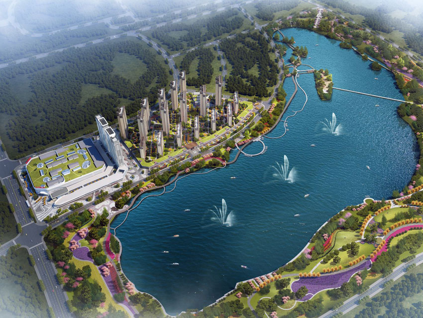 衡阳酃湖万达广场怎么样?项目位于珠晖区酃湖板块核芯腹地,该项目总占地222亩,酃湖书院住宅一共17栋,公寓共2栋,商业街区1.84万平方米。