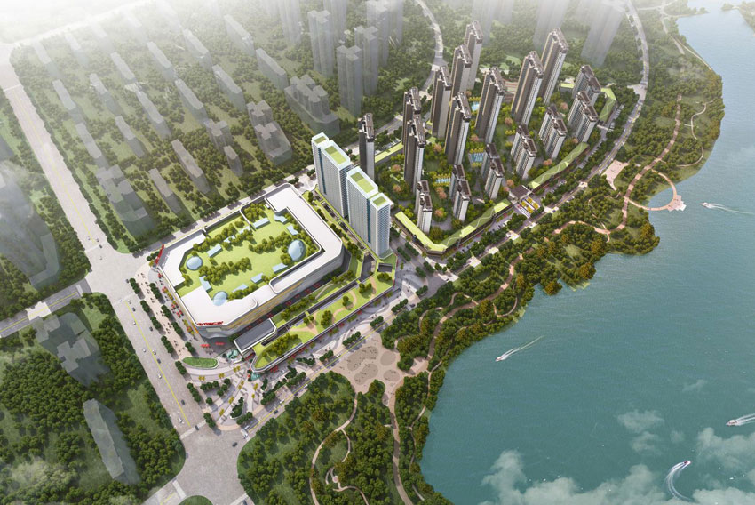 衡阳酃湖万达广场怎么样?项目位于珠晖区酃湖板块核芯腹地,该项目总占地222亩,酃湖书院住宅一共17栋,公寓共2栋,商业街区1.84万平方米。