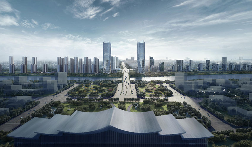 衡阳绿地衡阳城际空间怎么样?项目位于珠晖区雁城东路6号,总占地面积约1500亩,总建筑面积约200万平方米,容积率2.83,停车位2862个。