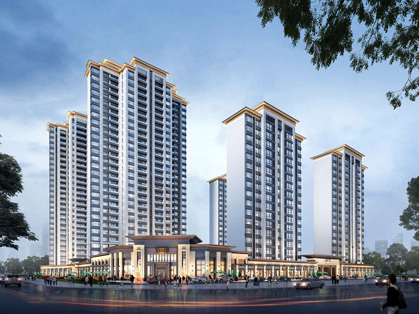 衡阳和信府怎么样?项目总占地约32亩，总建筑面积约5.4万㎡，小区规划户数323户，停车位328个，项目总体由2栋高层+4栋18层小高层组成。