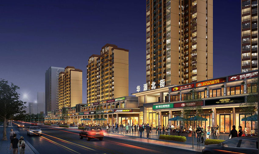 衡阳华源北街怎么样?项目总占地约50亩,总建筑面积约13万㎡,容积率2.99,绿化率36.97%,项目由两栋板式住宅、四栋高层住宅、一栋公寓楼、一条商业街组成。