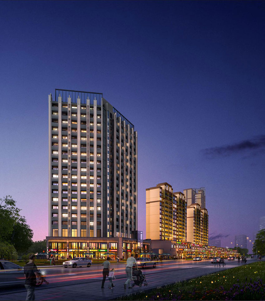 衡阳华源北街怎么样?项目总占地约50亩,总建筑面积约13万㎡,容积率2.99,绿化率36.97%,项目由两栋板式住宅、四栋高层住宅、一栋公寓楼、一条商业街组成。