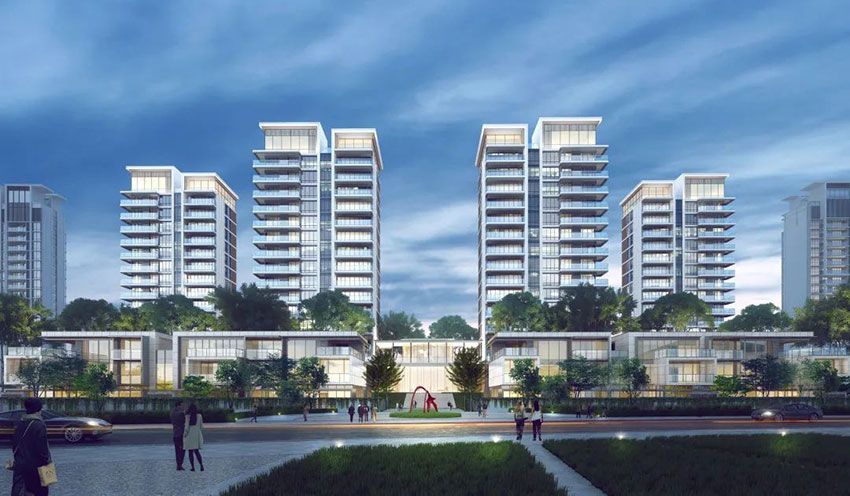 衡阳华侨城原岸别墅怎么样?项目位于石鼓区五一路与合江路交汇处,占地面积101727㎡,小区规划楼栋总数35栋，规划总户数1296户,共分为3期开发，产品组合为联排别墅。