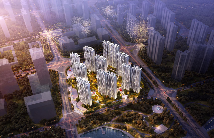 衡阳华侨城欢乐里怎么样?项目位于石鼓区五一路与松木大道交汇处,总占地面积40653㎡,建筑面积158991㎡,容积率3.0,小区楼栋总数为9栋,规划总户数973户。