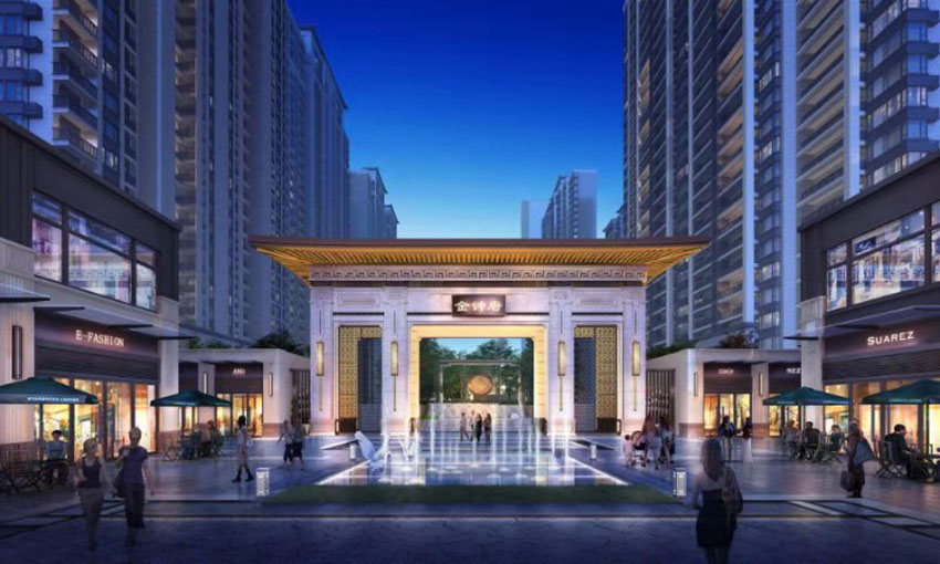 衡阳金钟府二期怎么样？项目位于蒸湘区天台路与光辉路交汇处，总占地面积96316.27㎡，主打一梯一户高层住宅及双钥匙公寓、甲级写字楼、五星级酒店一站式金融中心等全线产品。