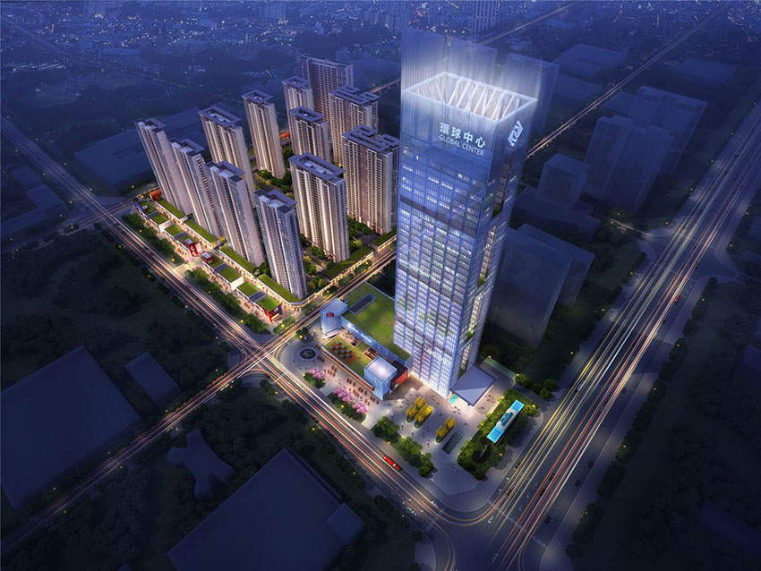 衡阳金钟府二期怎么样？项目位于蒸湘区天台路与光辉路交汇处，总占地面积96316.27㎡，主打一梯一户高层住宅及双钥匙公寓、甲级写字楼、五星级酒店一站式金融中心等全线产品。