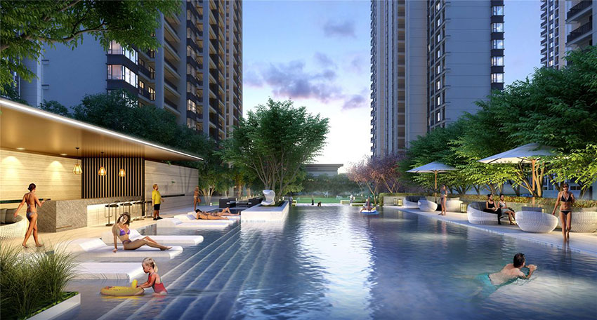 衡阳金钟府二期怎么样？项目位于蒸湘区天台路与光辉路交汇处，总占地面积96316.27㎡，主打一梯一户高层住宅及双钥匙公寓、甲级写字楼、五星级酒店一站式金融中心等全线产品。