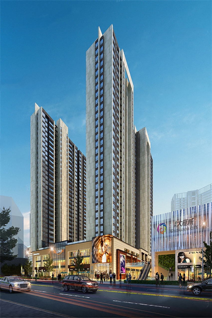 衡阳金钟大雁城怎么样?项目总占地面积74358.04㎡,楼栋总数9栋，涵盖含国际5A级写字楼、精品公寓、中央华宅、全街区商铺、五星级品牌酒店等产品组合。