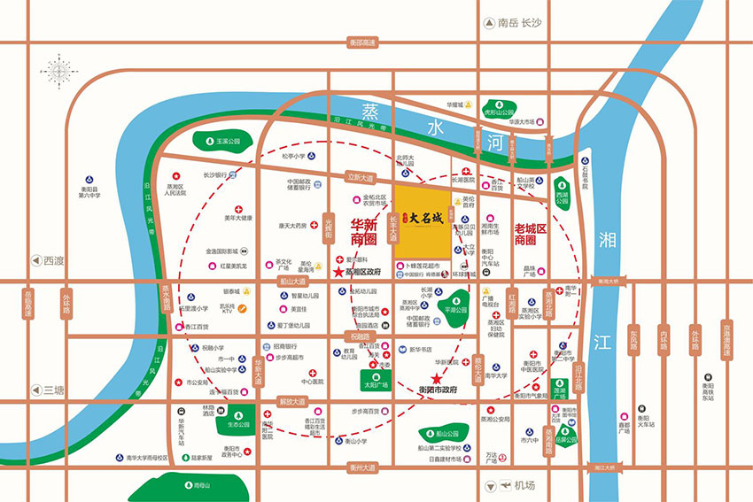 衡阳承龙大名城怎么样?项目总占地面积96318.8㎡，绿化率33.05%，小区规划户数2796户，停车位2922个。项目由18栋高层住宅+1栋高层公寓+1栋幼儿园+沿街商业组成。