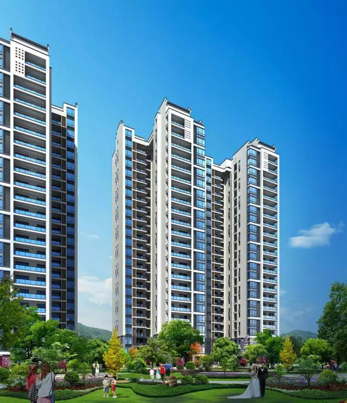 衡阳县远见领域怎么样?项目位于衡阳县西渡镇新建路，项目总占地面积约4.2万㎡，实际建筑面积约13万方，项目由8栋小高层组成（其中21层的建筑5栋，23层的建筑3栋）。