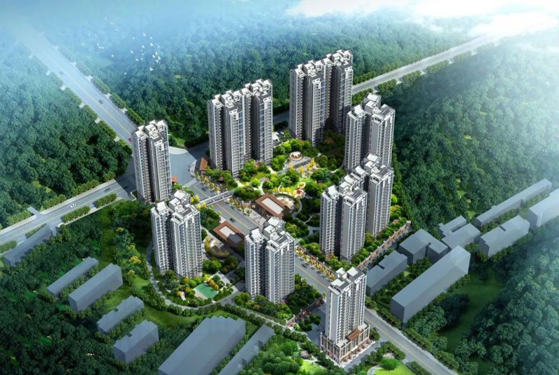 衡阳县远见领域怎么样?项目位于衡阳县西渡镇新建路，项目总占地面积约4.2万㎡，实际建筑面积约13万方，项目由8栋小高层组成（其中21层的建筑5栋，23层的建筑3栋）。